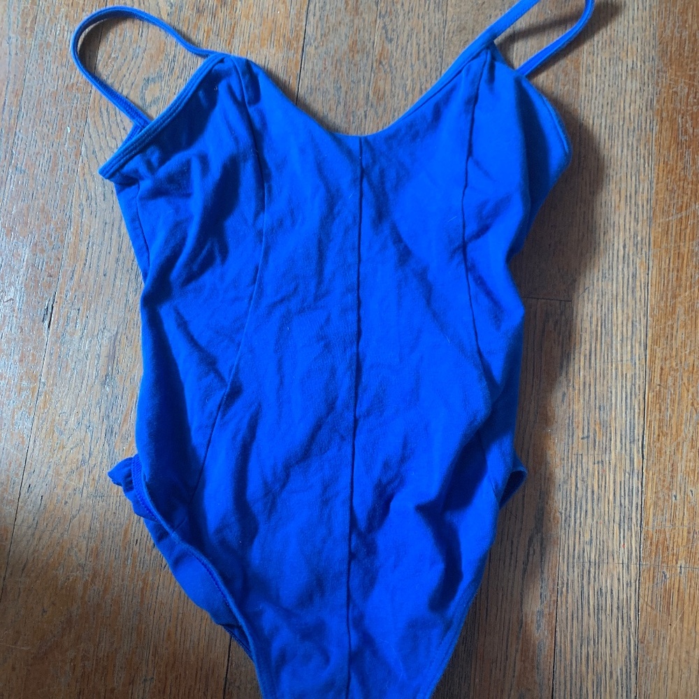 Navy blue ballet uniform